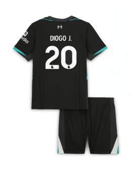 Liverpool Diogo Jota #20 Dječji Gostujuci Dres kompleti 2024-25 Kratak Rukavima (+ kratke hlače)